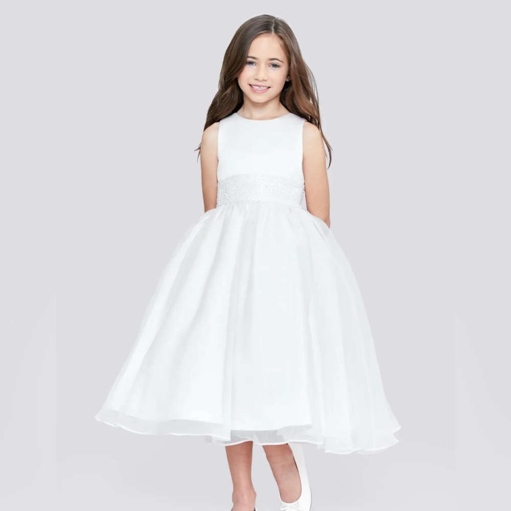 US Angels Elizabeth Dress in Ivory Sz 7